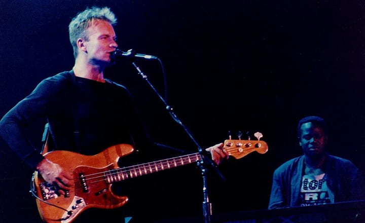 The Police live, who recorded Synchronicity in separate rooms.