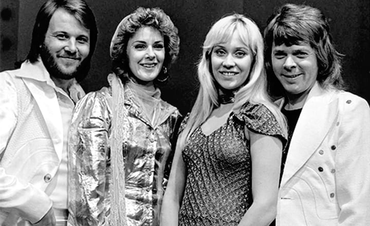 ABBA, the two married couples who divorced and made one last record together.
