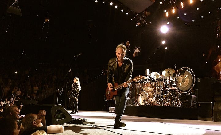 Fleetwood Mac, the Rumours-era lineup that recorded through its own divorces.