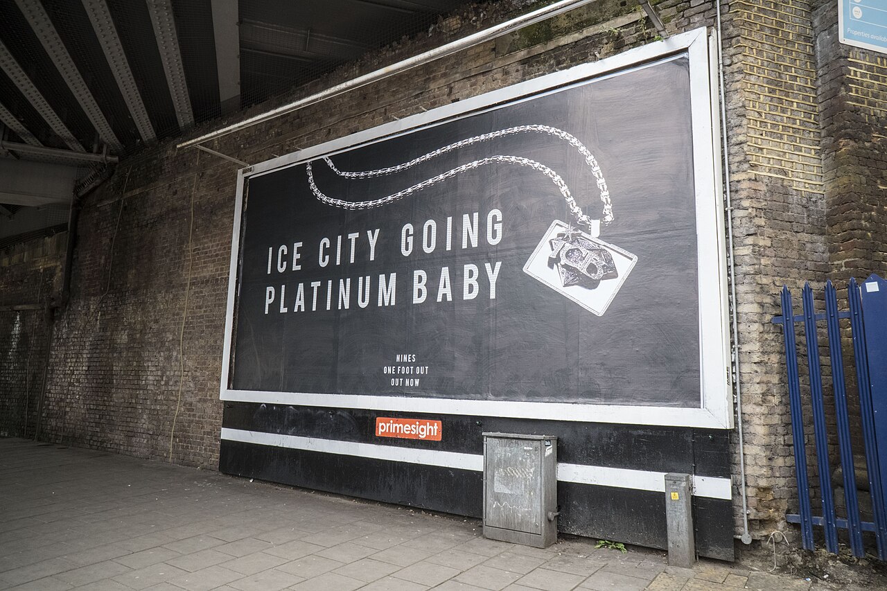 Nines advert Ice City Going Platinum Elephant and Castle.jpg
