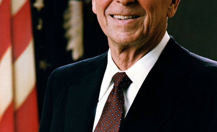Ronald Reagan in 1981 - the president Radio 1's legal department said the song had libelled.
