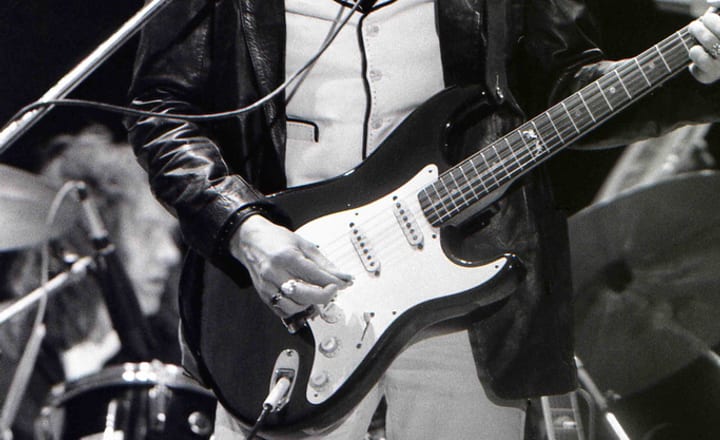 Bob Dylan performing live, 1978