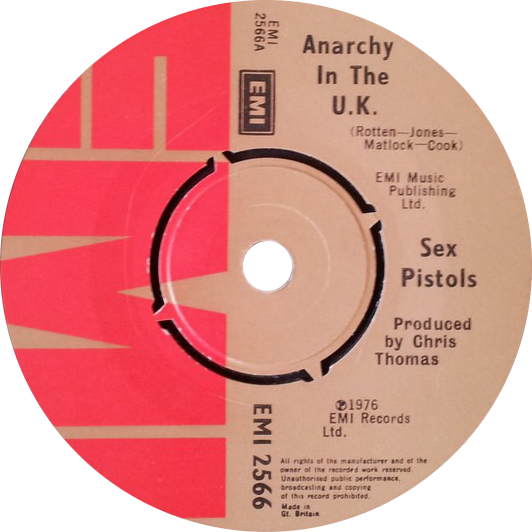 Anarchy in the UK by Sex Pistols UK single side-A.png