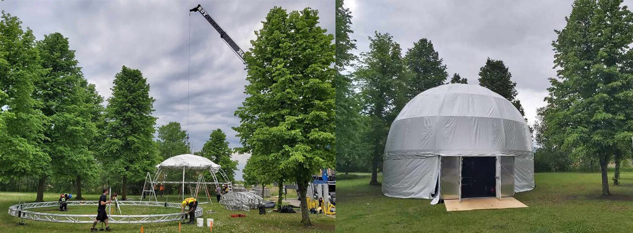 Montage du dôme Pink Floyd Dark Side of the Moon 360.jpg