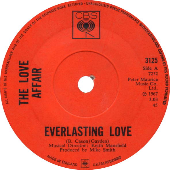 Everlasting Love by The Love Affair (UK single side A).png