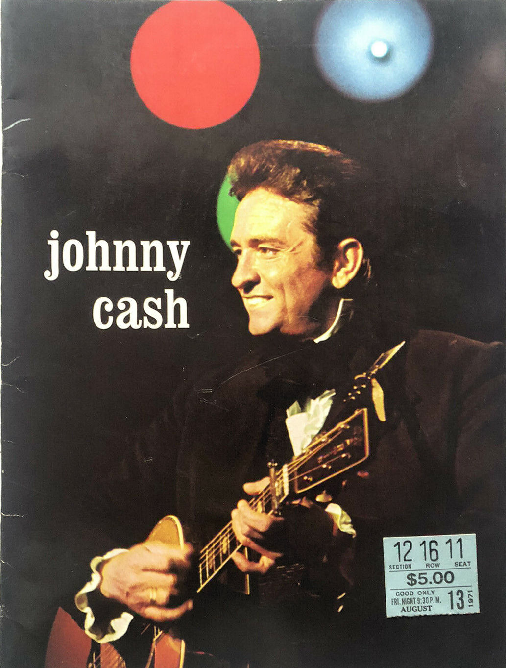1971 - Johnny Cash - Allentown fair - Allentown PA.jpg