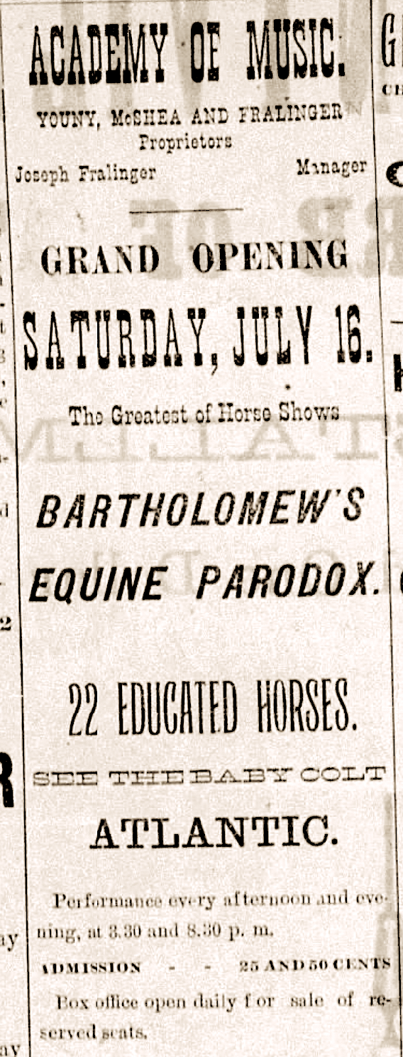 Academy of Music, Atlantic City, 1892 opening advertisement.png
