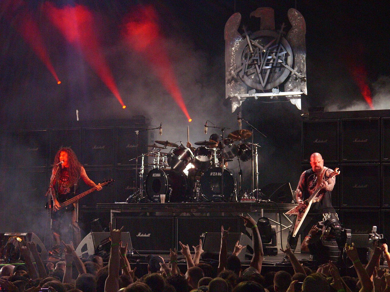 Slayer Performing at Mayhem fest 2009