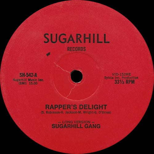 The Sugarhill Gang - Rapper's Delight 12-inch single cover