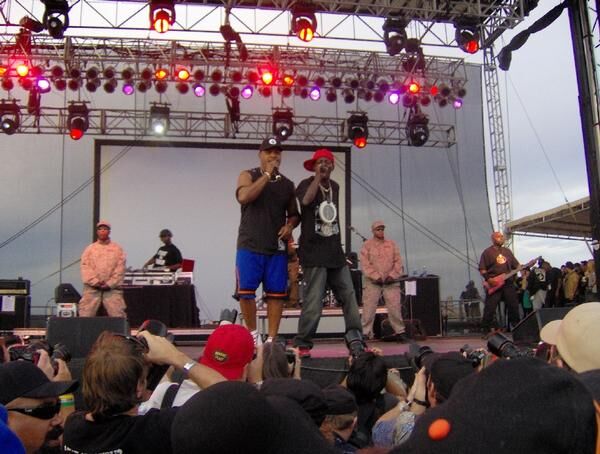 Public Enemy performing at Vegoose Festival, 2007.